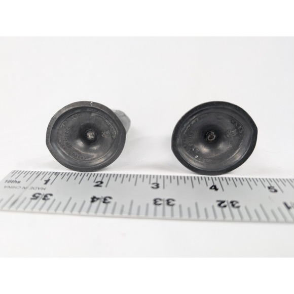 Vintage Astor by Poole Salt & Pepper Shakers Pewter Silver Plated Tableware USA - Picture 4 of 8